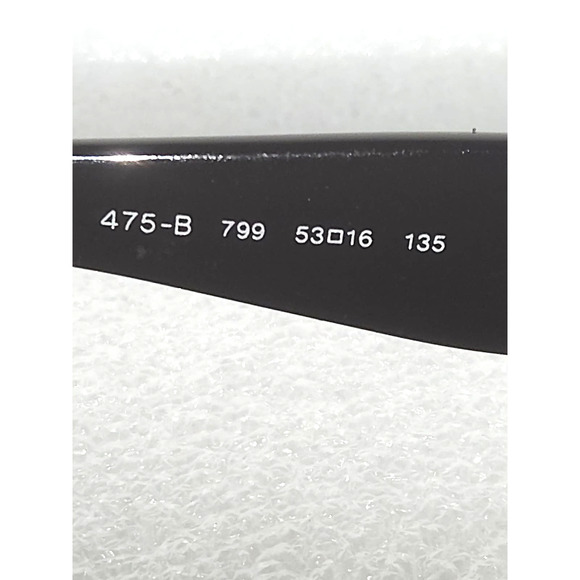 Bvlgari Black Crystal Temple Rectangle Eyeglasses Italy 475-B 799 53 16 135. - Picture 7 of 8